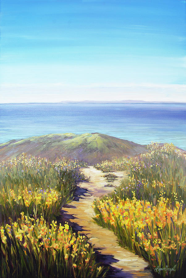 Arroyo Verde Overlook Painting by Lynn Fogel