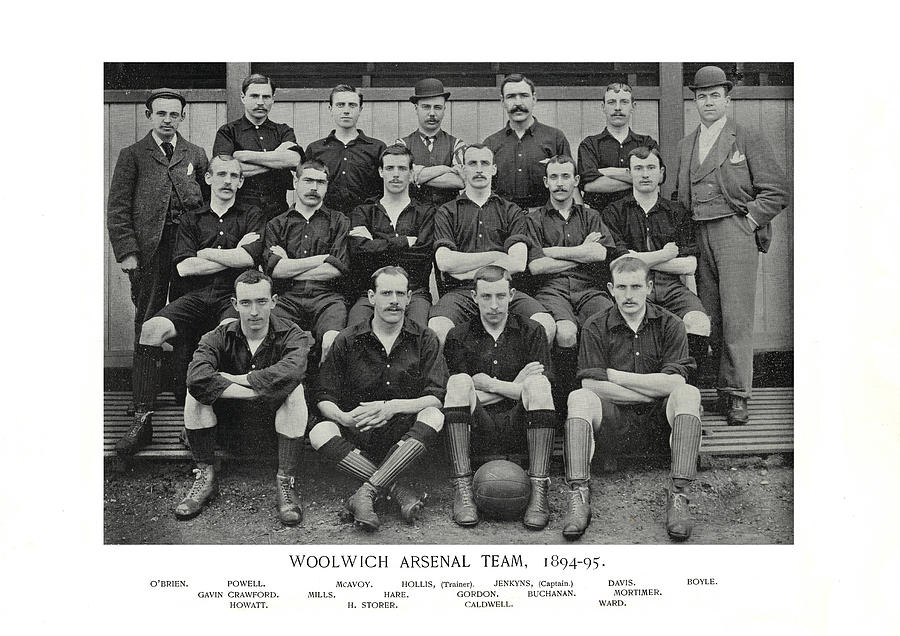 Arsenal Football Club 1894-95 Mixed Media by Charlie Ross