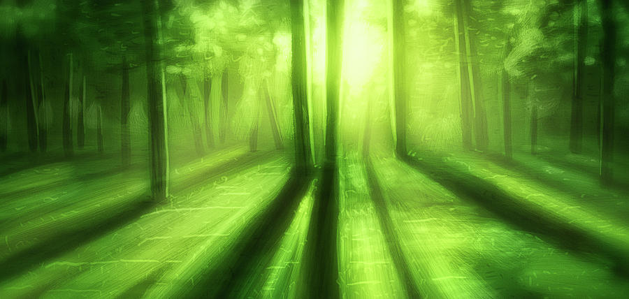 Art - A Green Day Digital Art by Matthias Zegveld