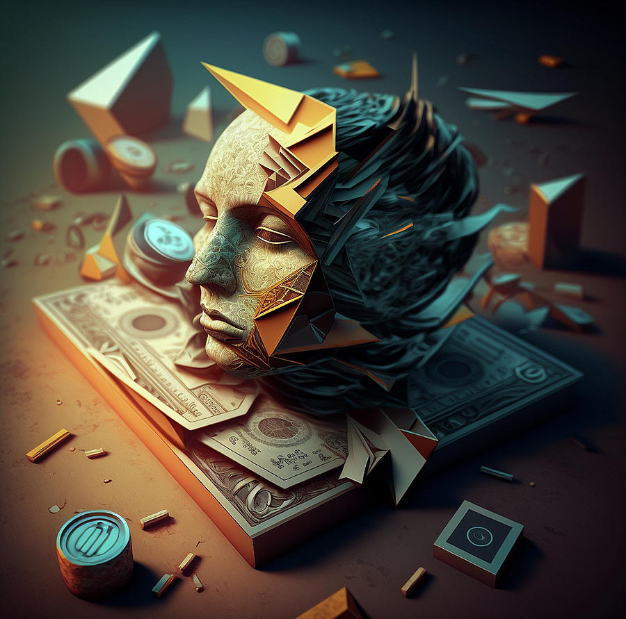Money Art Digital Art by Anna Rumiantseva Fine Art America