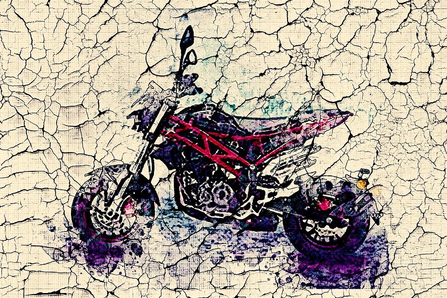 Art Benelli Tnt Bikes Tornado Naked T Superbikes Abstract Digital Art By Joelle Beer