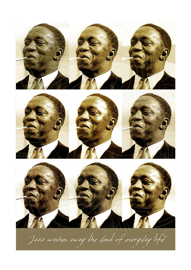 John Coltrane Digital Art - Art Blakey - Music Heroes Series by Movie Poster Boy
