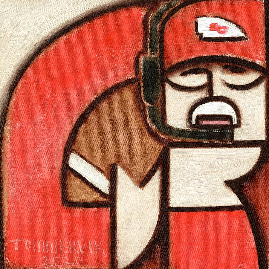 Art Deco Andy Reid Painting Painting by Tommervik