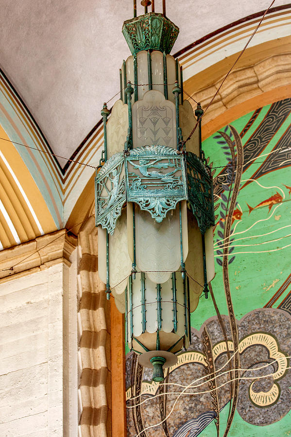 Art Deco Chandelier Photograph by Art Block Collections