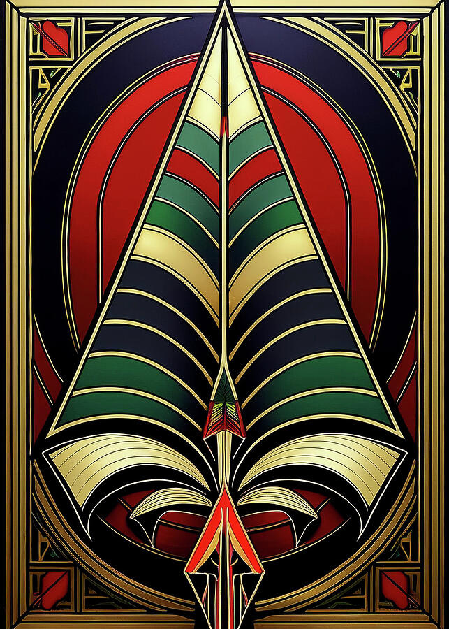 Art Deco Christmas Tree 1 Digital Art by Chuck Staley Art Deco Christmas Tree 1 Digital Art by Chuck Staley