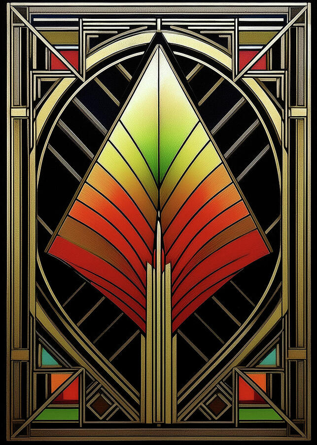 Art Deco Christmas Tree 3 Digital Art by Chuck Staley Art Deco Christmas Tree 3 Digital Art by Chuck Staley