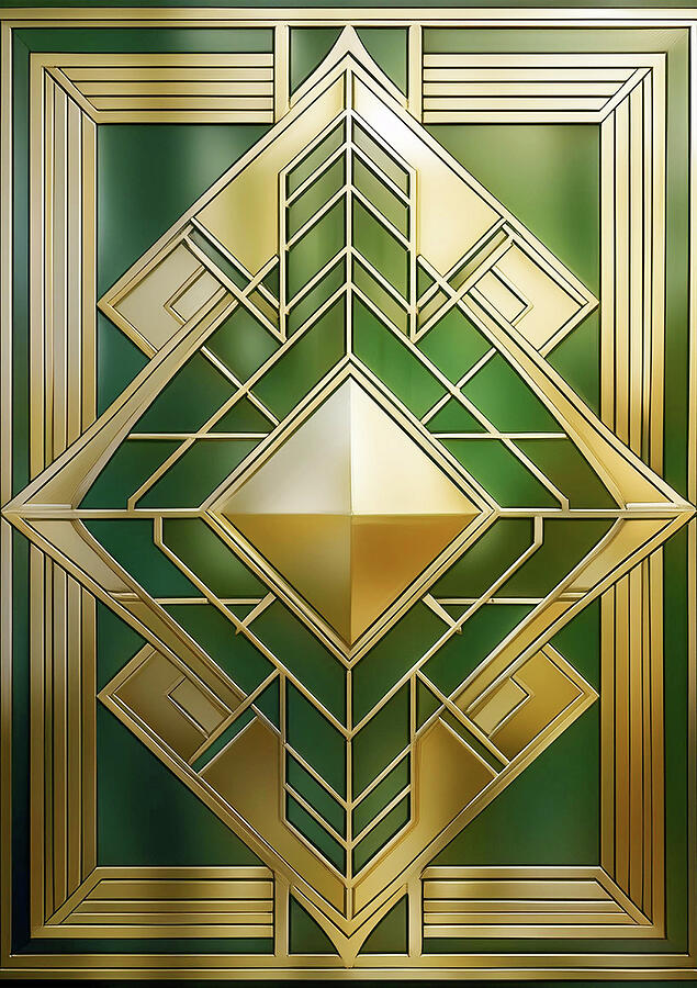 Art Deco Design 13 Digital Art by Chuck Staley Art Deco Design 13 Digital Art by Chuck Staley