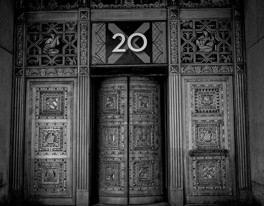 Art Deco Door at 20 Exchange Place, Manhattan Photograph by Art Of ...