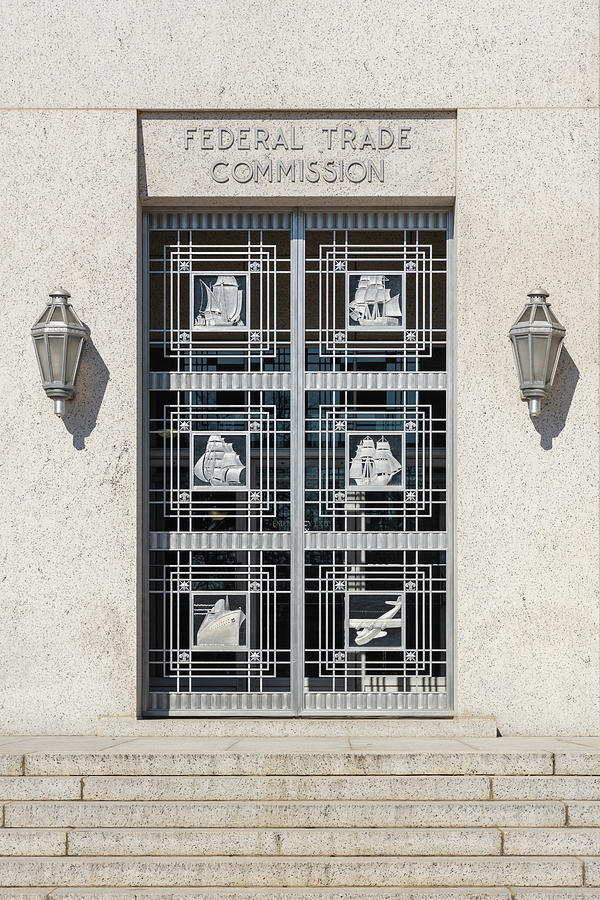 Art Deco Door of Federal Trade Commission Photograph by Liz Albro