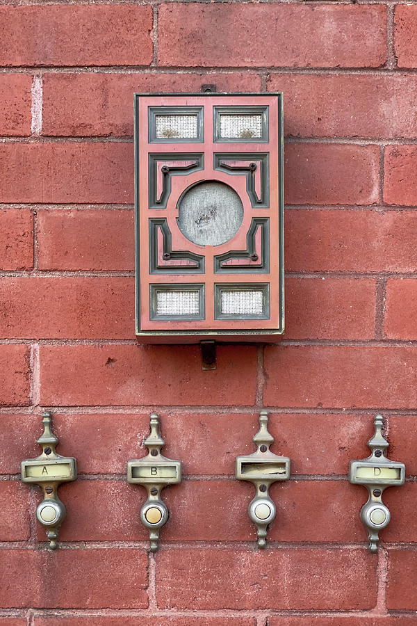 Art Deco Doorbell, Savannah, Georgia Photograph by Dawna Moore Photography