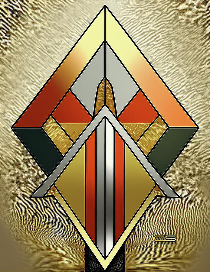 Art Deco Emblem Digital Art by Chuck Staley Art Deco Emblem Digital Art by Chuck Staley