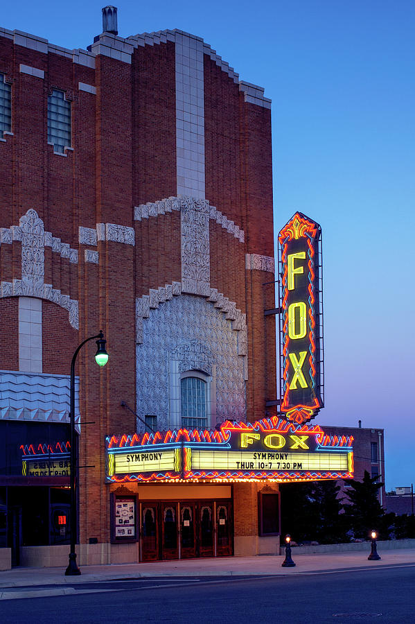 Art Deco Fox Theater, Hutchinson, Kansas Photograph by Anthony John Coletti