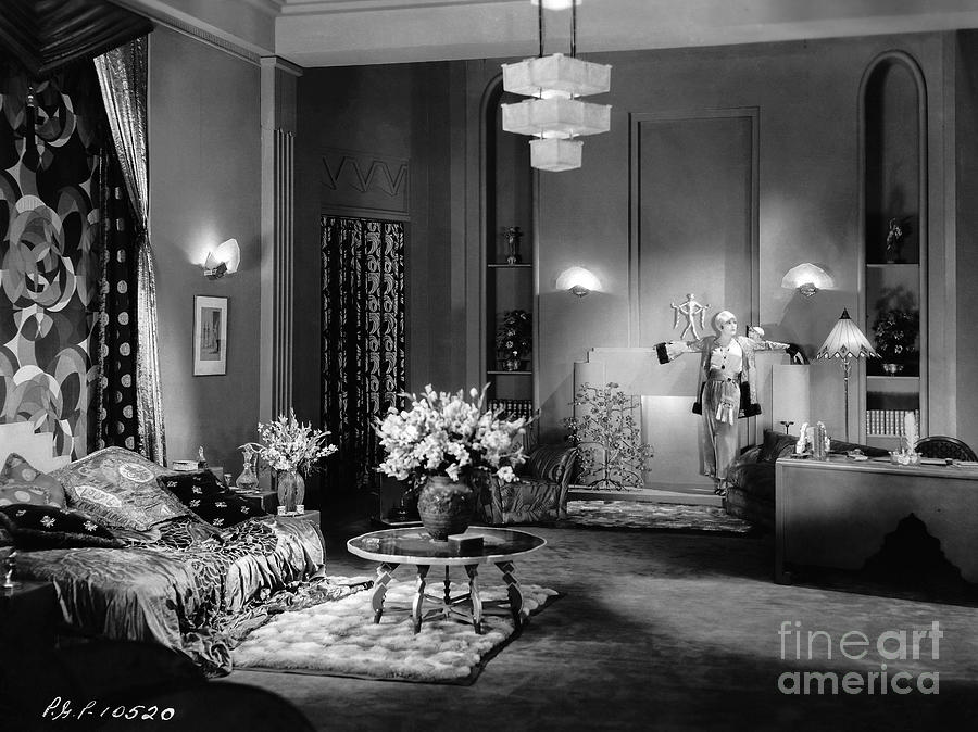 Art Deco Movie Set - Interference - Evelyn Brent Photograph by Sad Hill - Bizarre Los Angeles Archive