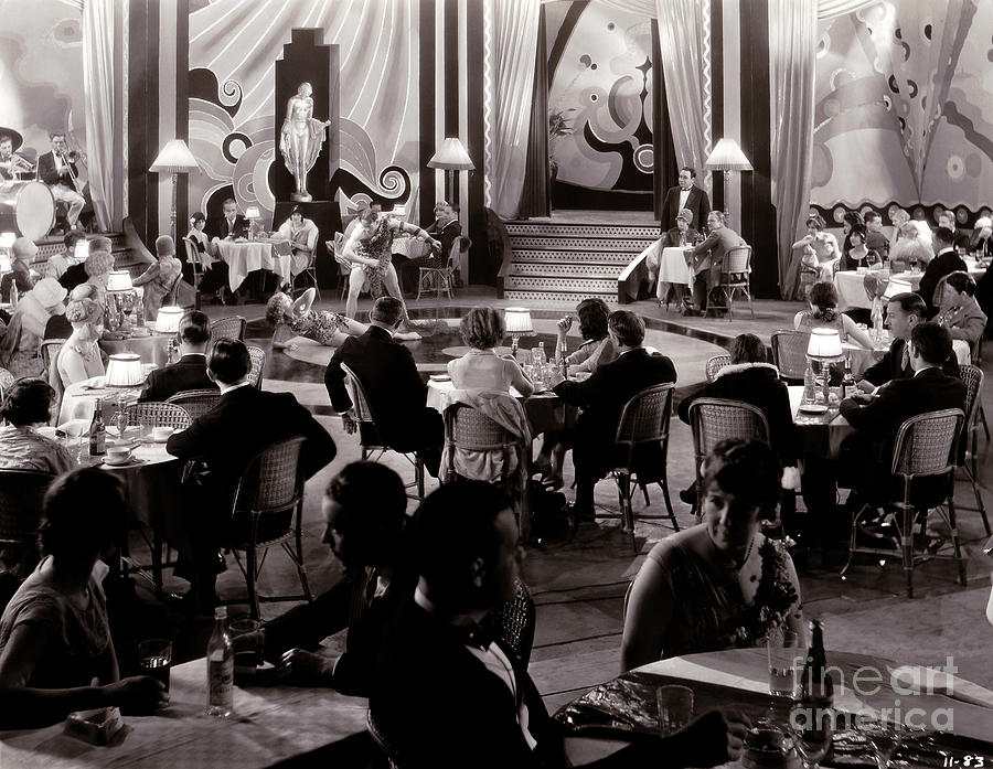 Art Deco Supper Club Movie Still Photograph by Sad Hill - Bizarre Los Angeles Archive