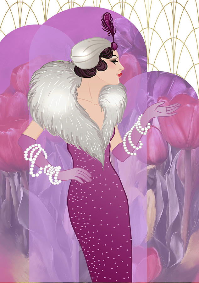 tulip fashion art tulip fashion art