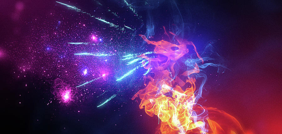 Art - Fire of Glory Digital Art by Matthias Zegveld Art - Fire of Glory Digital Art by Matthias Zegveld