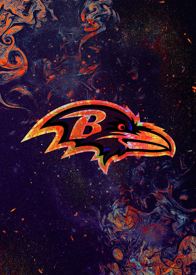 National Football League Baltimore Ravens Art by Leith Huber