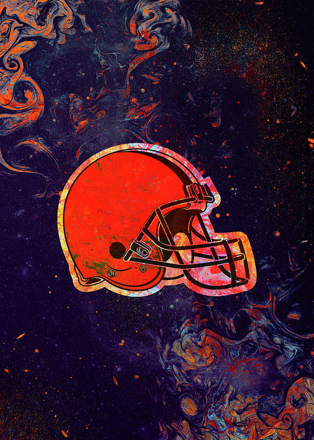 Cleveland Browns National Football by Leith Huber