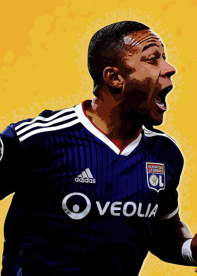 Art Football Memphis Depay Memphis Depay Memphisdepay Netherlands National Team Lyon Digital Art