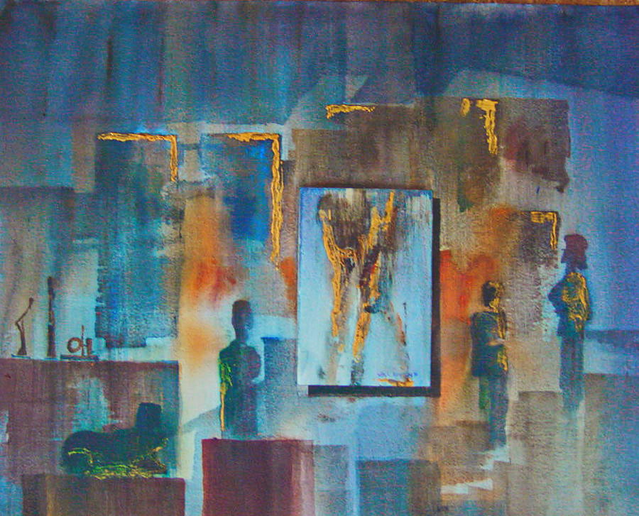 Art Gallery 1 Painting by Val Byrne