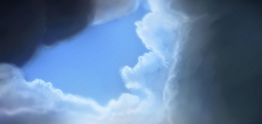 Clouds Digital Art - Art - Gate to Heaven by Matthias Zegveld