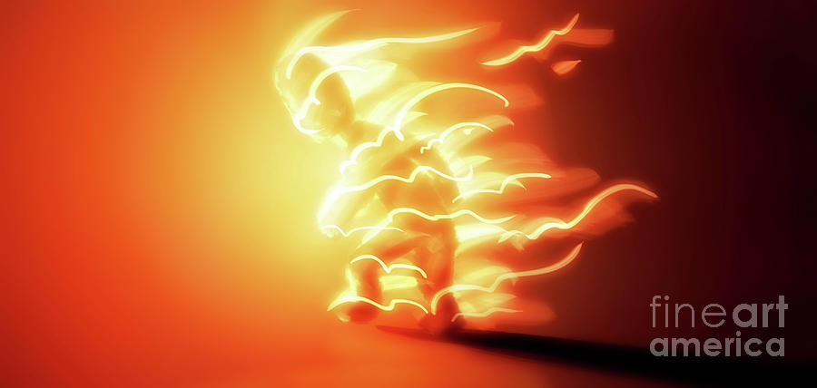 Fire Digital Art - Art - Im on Fire by Matthias Zegveld