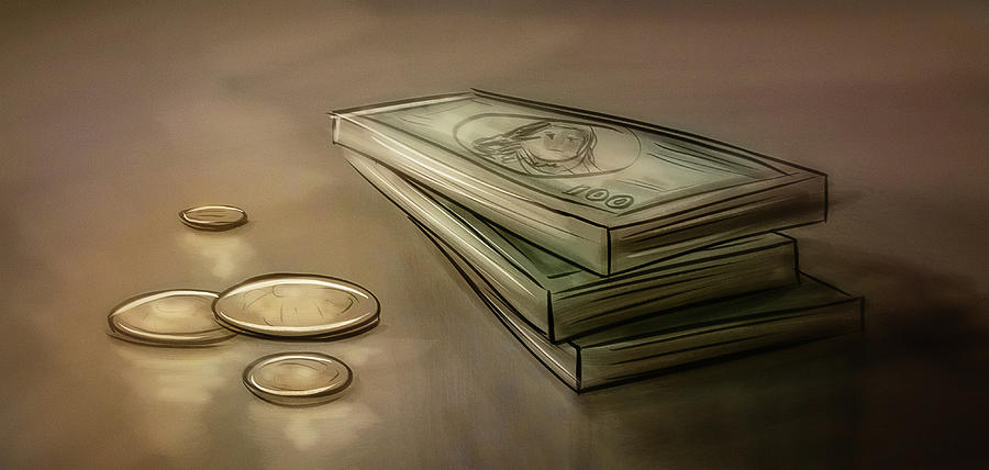 Art - Money, Money, Money Digital Art by Matthias Zegveld