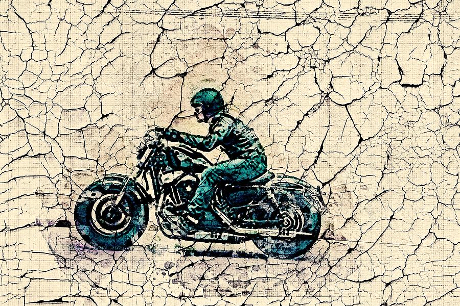 Art Motorcycle 2016 Harley Davidson Abstract Digital Art by Joelle Beer ...