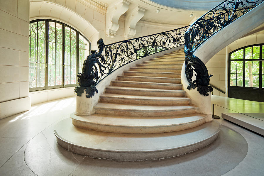 Art Nouveau  Staircase Photograph by Nikada