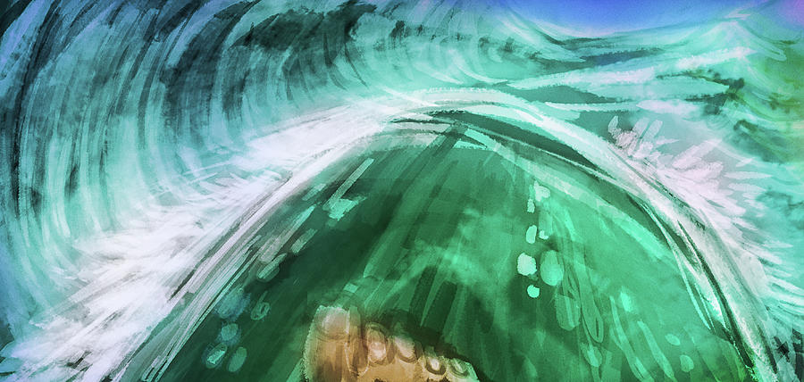 Art -- On the Surfboard Digital Art by Matthias Zegveld