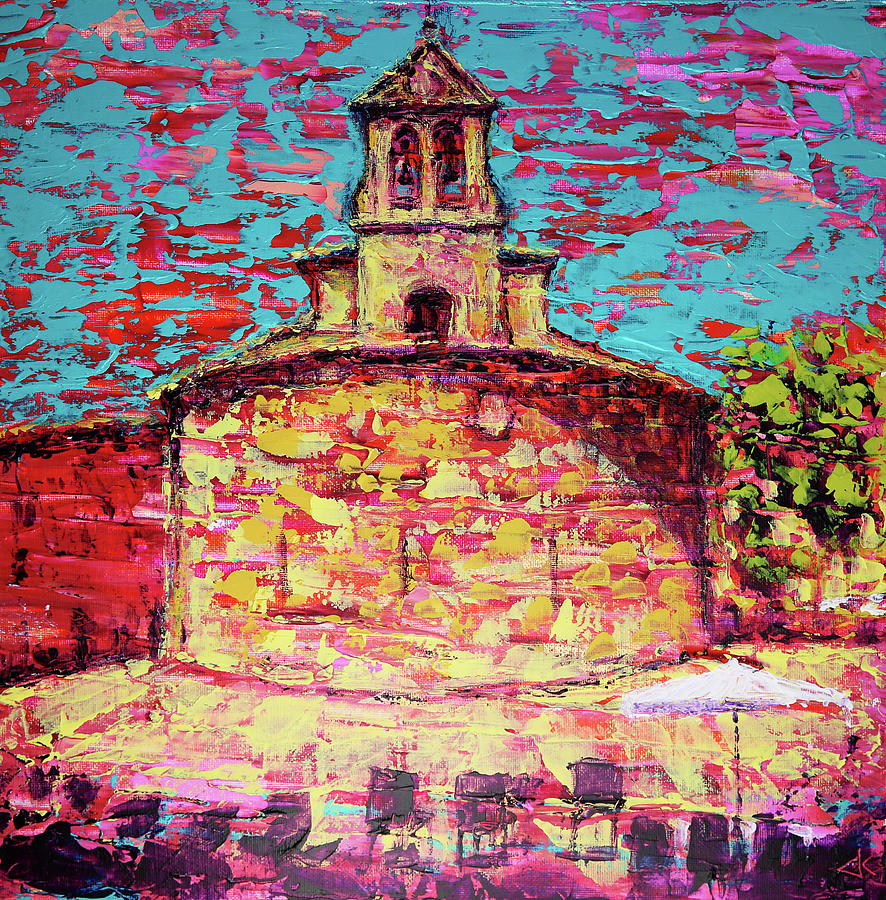 Art painting of the  Salamanca city, Spain Painting by Denys Kuvaiev