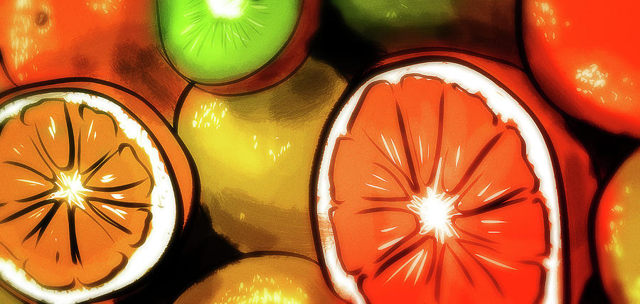 Art - Plenty of Fruit Digital Art by Matthias Zegveld
