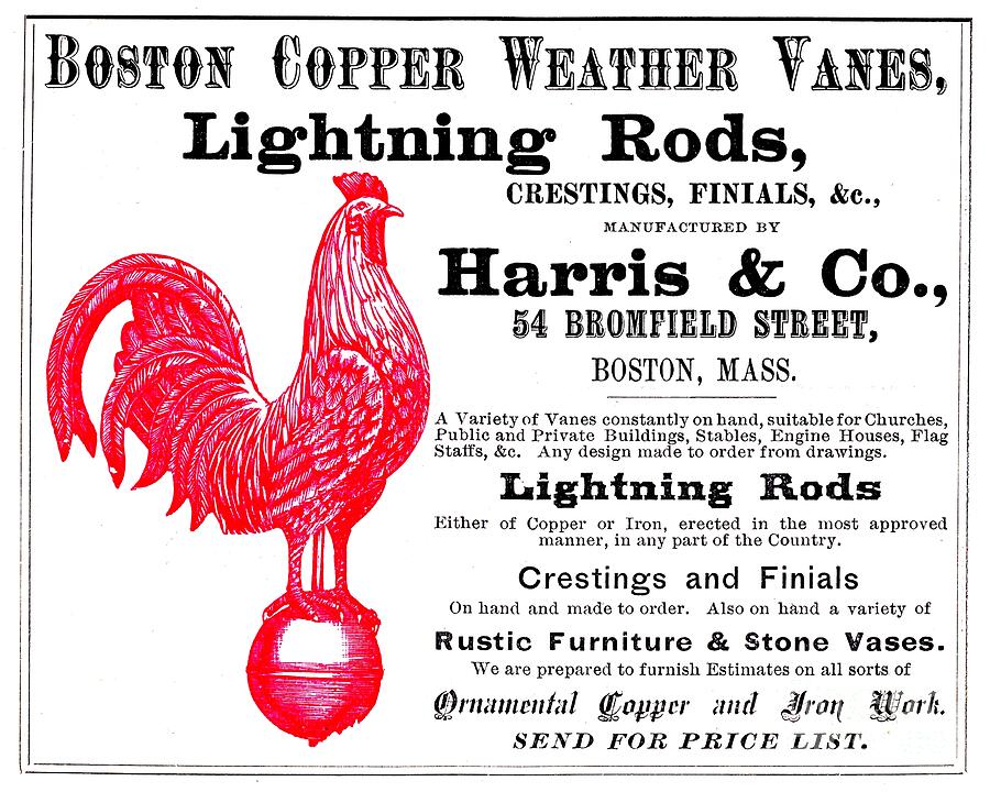 Art Print Boston Copper Weather Vanes Boston Art Print Mixed Media by PrintsAntiquA Art Print Boston Copper Weather Vanes Boston Art Print Mixed Media by PrintsAntiquA