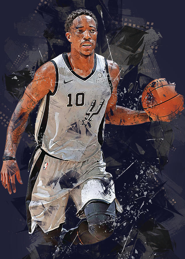 DeMar DeRozan, San Antonio Spurs, NBA, American Basketball Player,  Portrait, HD wallpaper