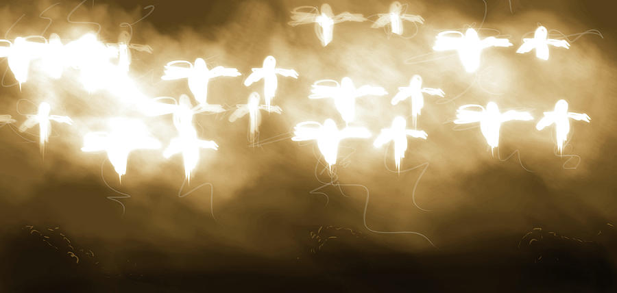 Art - Sea of Angels Digital Art by Matthias Zegveld