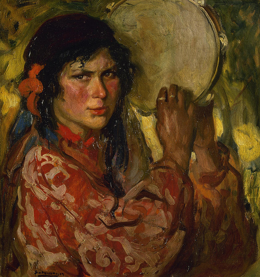 ARTE S. XIX. ESPANA. ALVAREZ DE SOTOMAYOR, Fernando -El Ferrol,1875-Madrid,1960-. Pintor espanol.... Painting by Album
