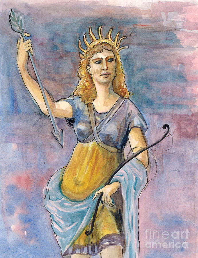 Artemis Al Fresco Painting