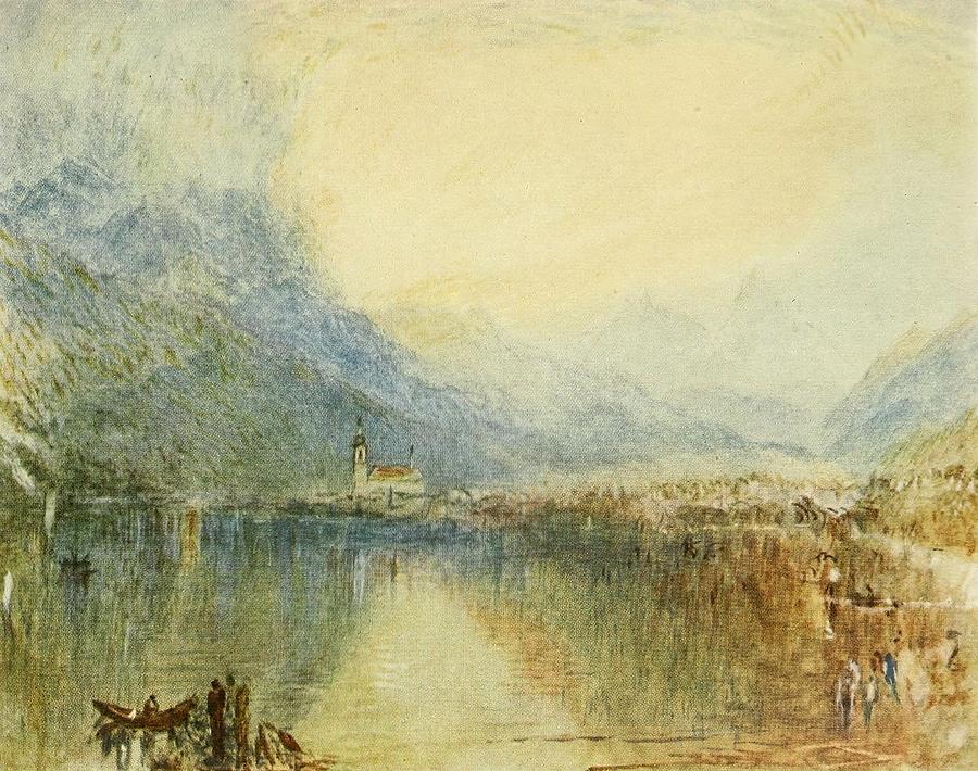 Impressionism Painting - Arth from the Lake of Zug by Joseph Mallord William Turner