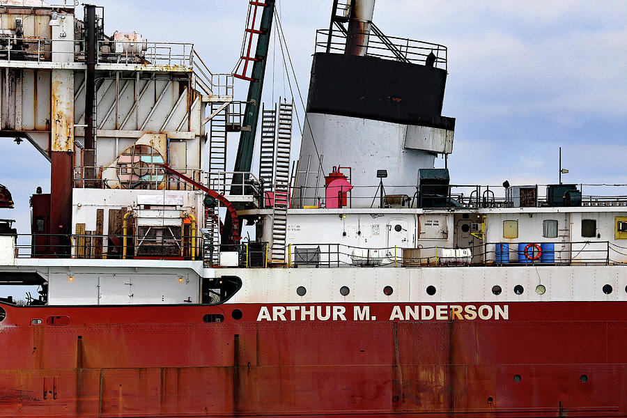 Arthur M Anderson Closeup Poster 042121 Photograph by Mary Bedy - Fine ...