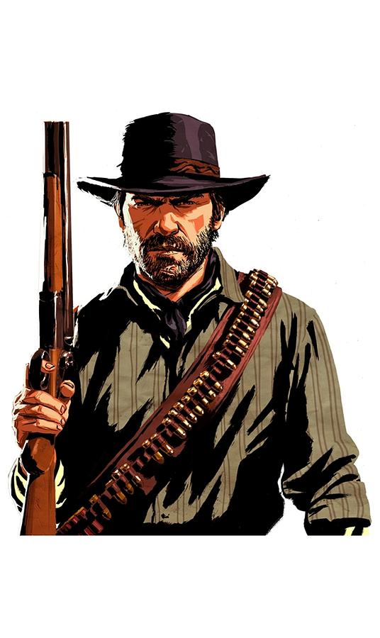 Arthur Morgan Digital Art by Gary Zalatan