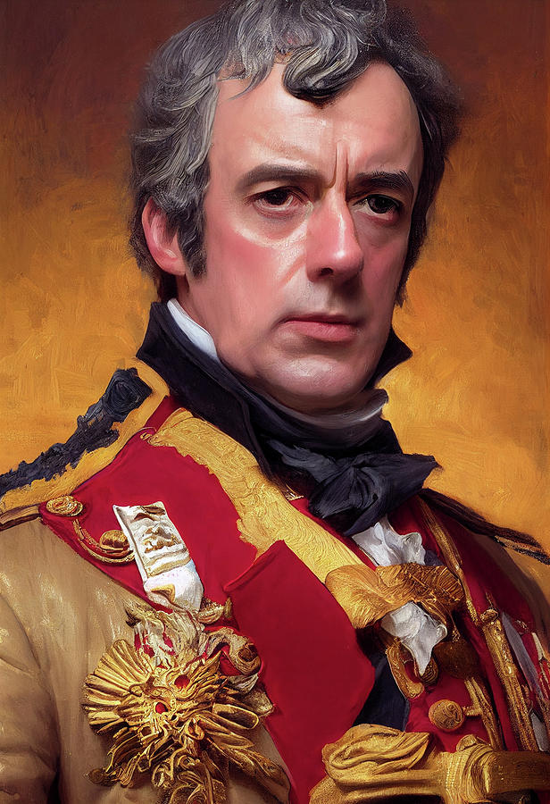 Arthur Wellesley, 1st Duke of Wellington Inspired Portrait Digital Art ...