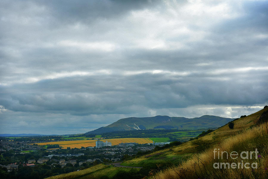 Arthurs Seat to the Pentland Hills Photograph by Yvonne Johnstone