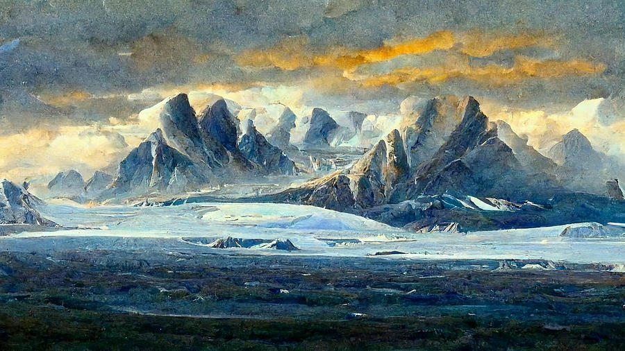 Artic Frozen Tundra by Mark Bennett