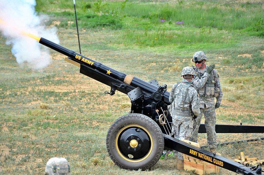 Artillery Firing Photograph by Jim Lambert - Fine Art America