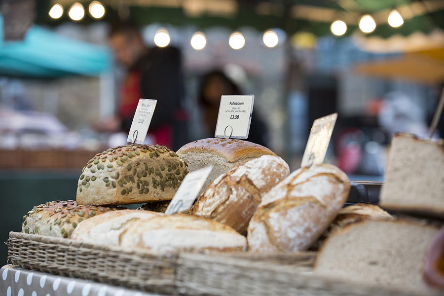 Artisan bread at Borough Market, London Photograph by Tonywestphoto