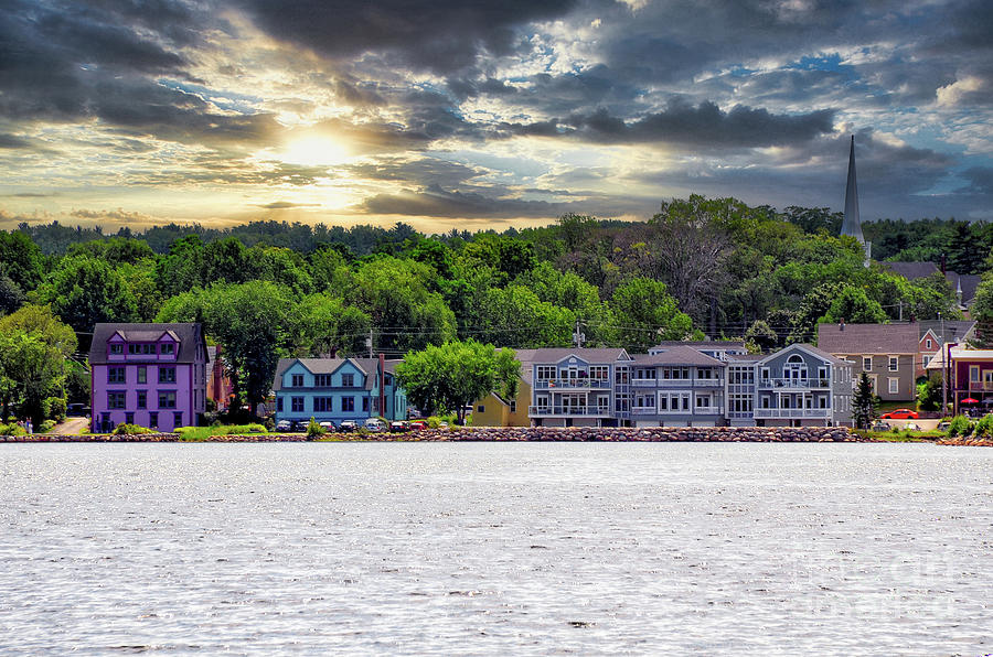 Artisan town of Mahone Bay Nova Scotia Canada Photograph by Elaine ...