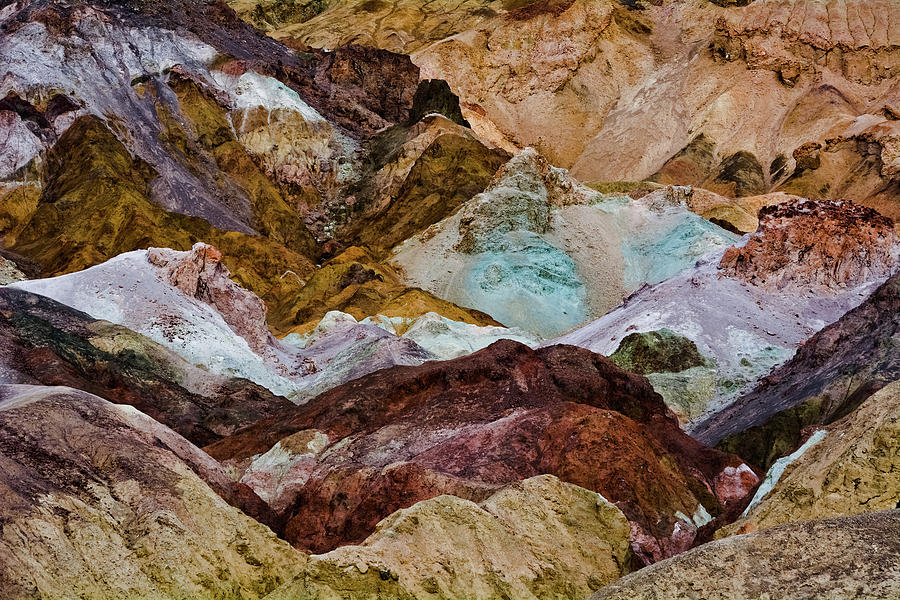Artist Palette Death Valley Photograph by Kyle Hanson