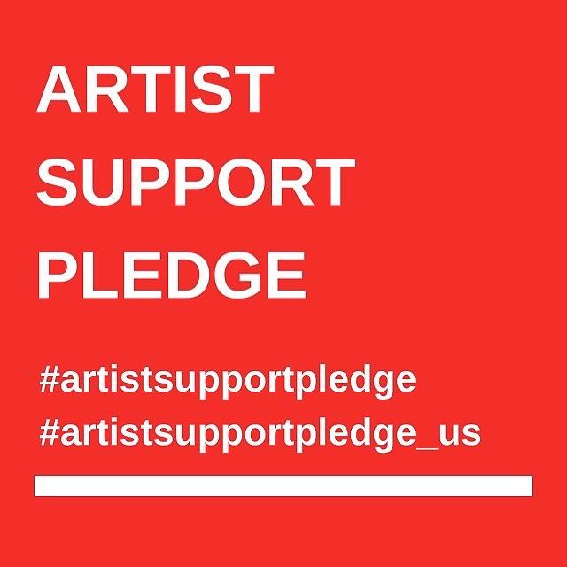 Artist Support Pledge Painting by Susan Cole Kelly Impressions