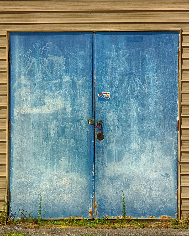 Artist Wanted - Closed Door with Messages Photograph by Mitch Spence