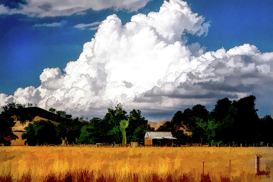 Artistic Australian Farm Photograph by Jerry Griffin